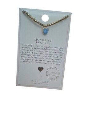 NWT Tiny Tags Gold "BOY MAMA" Bracelet🩵🌟